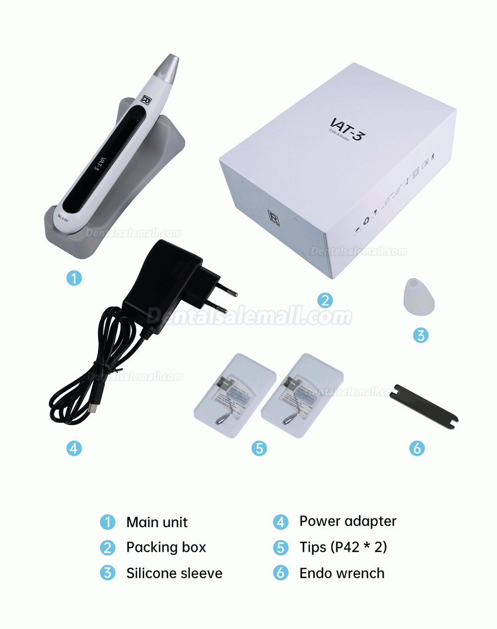 REFINE VAT-3 Dental Endo Ultra Activator Endoactivator Sonic Irrigator Cordless For Endodontic Treatment